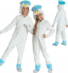 Børnekostume POKEMON Quaxly kigurumi med hætte 127–136 cm (7–8 år)