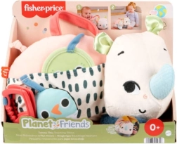 aktivt plysbælt næsehorn Fisher-Price Planet Friends til sanseleg