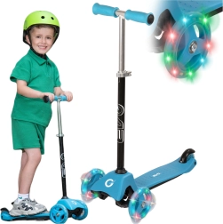 EVO trehjulet børneløbehjul Light Up Mini Cruiser blå