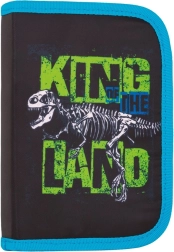 Skolepenal med dinosaurer, 1 etage, 2 flapper – fuldt udstyret