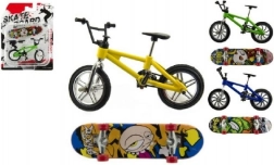 Finger-BMX cykel og skateboard – skruebar minisæt 10 cm