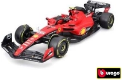 Bburago 1:18 Scuderia Ferrari SF-23 Formel 1 (2023) Carlos Sainz med førerfigur
