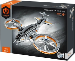 Byggesæt iM.MASTER futuristisk helikopter med mekanisk drivmekanisme, 850 dele