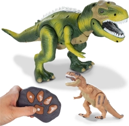 Fjernstyret dinosaur med lyseffekter