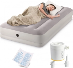 oppustelig madras 191 × 99 × 30 cm til én person med USB‑pumpe Intex