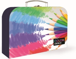 Lamino kuffert farveblyanter A4, 34 cm