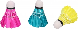 Farvede badmintonbolde, 3 stk.