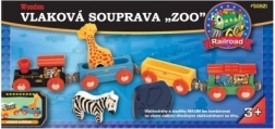 MAXIM togsæt med dyr fra zoo
