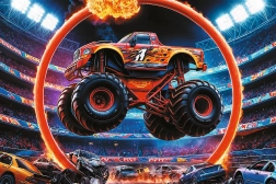 Puslespil Monster Truck 60 brikker
