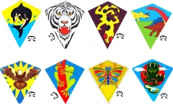 Flyvende drage med tjekkisk omslag