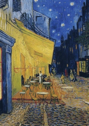Puzzle Art Collection – caféterrasse om natten 1000 brikker