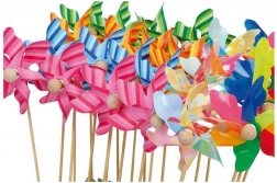 Børne-trævindmølle SMALL FOOT