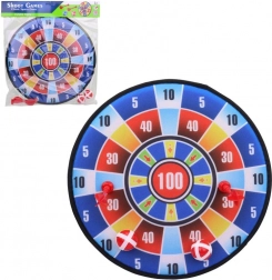 Blødt målskive med pile og bolde 36 cm