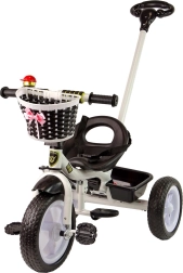 Børnetrehjulet cykel sort med EVA-hjul