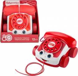 Fisher-Price Chatter-telefon – jubilæumsudgave til MATTELs 80-år, rød