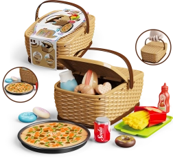 Børne-picnickurv – pizzasæt