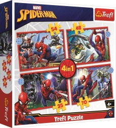 Puslespil 4i1 Heroisk Spider-Man
