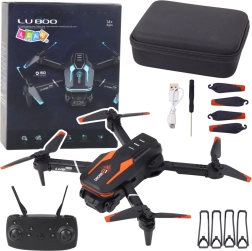 Drone med kamera LU800 med LED-lys - orange