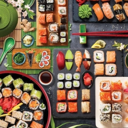 Puslespil EUROGRAPHICS Sushi-bord 1000 brikker