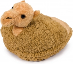 Varm plyssutsko Kamel Cozy Noxxiez