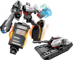 Autorobot Tank King sort 19 cm