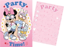 Sæt med partyinvitationer og kuverter MINNIE MOUSE 5+5