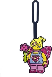 LEGO bagagemærke – Sommerfugl-pige