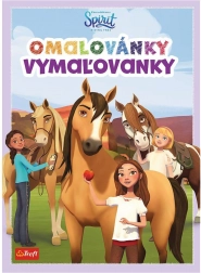 Malerbog Spirit – heste 20 × 27,3 cm, 24 sider