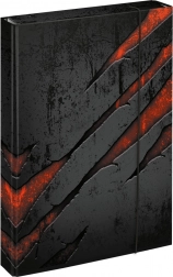 Baagl mapper til skolehæfter A4 Jumbo Lava