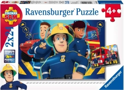 Ravensburger puslespil Brandmand Sam 2×24 brikker