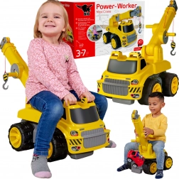 BIG Power Worker løbecykel maxi kran med spil