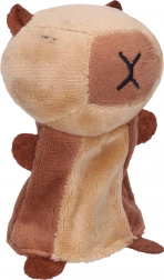 Hoppende plyskapybara 10 cm med lyseffekter