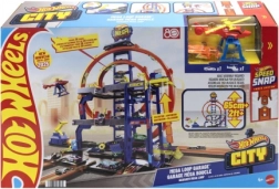 Hot Wheels City maxi-garage med dobbelt loop