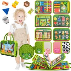 2Kids Toys sensorisk aktivitetsbog med dyr