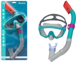 Snorkelsæt maske og snorkel BESTWAY – Turkis