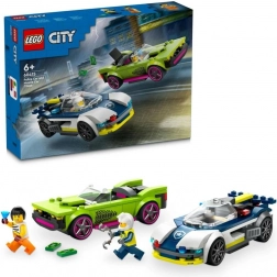 Lego City politijagt med muscle car 60415