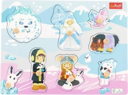 Mellemstort træpuslespil Is-slot, 8 brikker