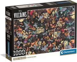 Puslespil CLEMENTONI Impossible Disney Villains 1000 brikker