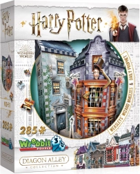 3D-puslespil HARRY POTTER: Weasleys Troldmandsvitser og Uglevise (285 brikker) – WREBBIT