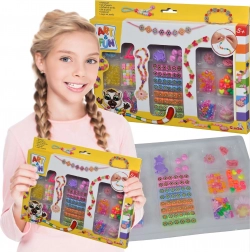 Kreativt sæt til fremstilling af armbånd med perler og bogstaver SIMBA ART&FUN