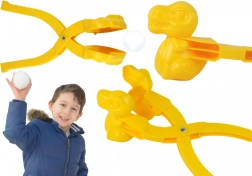 Sneskaber – dinosaur-snebollemager, gul