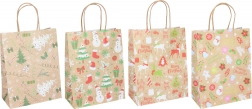 Julegavepose, størrelse S (15 × 21 × 8 cm), 4 motiver