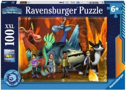 RAVENSBURGER puslespil til børn SÅDAN TRÆNER DU DIN DRAGE: THE NINE REALMS xxl 100 brikker