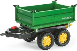 Trailer med vipbar megaanhænger til traktor