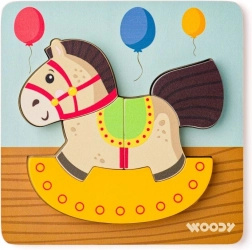 Puslespil Hest på gyngen