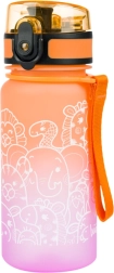 Tritan drikkeflaske med gradient og dyremotiv 350 ml