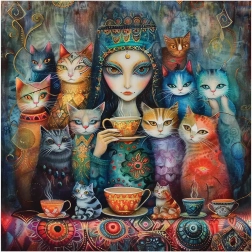 Anatolian firkantet puslespil Magiske øjne 1024 brikker