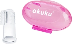 Første tandbørste med etui Akuku
