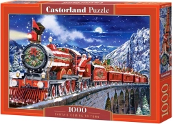 Puslespil 1000 brikker – juletog SANTA