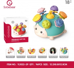 Multifunktionel sanselegetøj pindsvin til de mindste